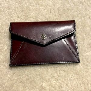 NEW- BOSCA Leather coin/card case